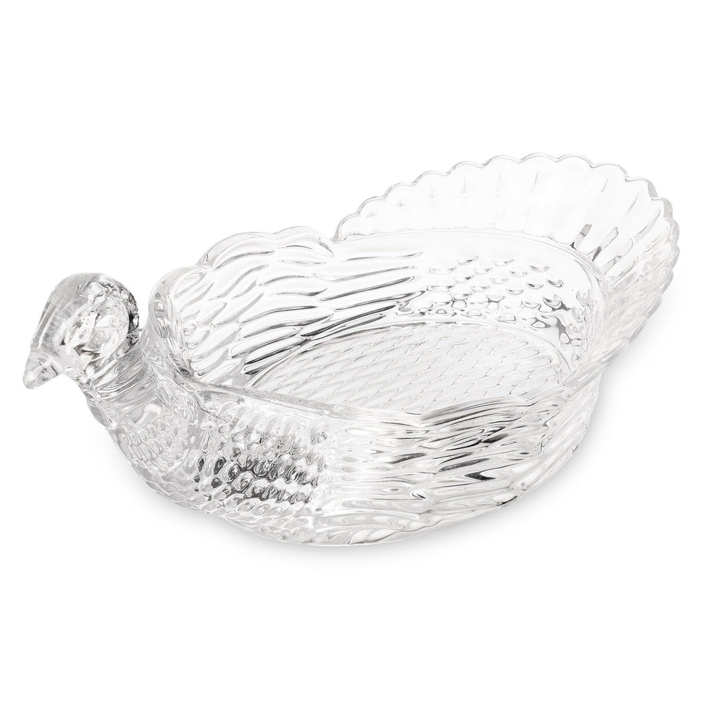 Harvest Turkey Serving Platter Godinger Clear, Crystal, Fall, Harvest, Serving, Serving Bowl, Thanksgiving, Turkey