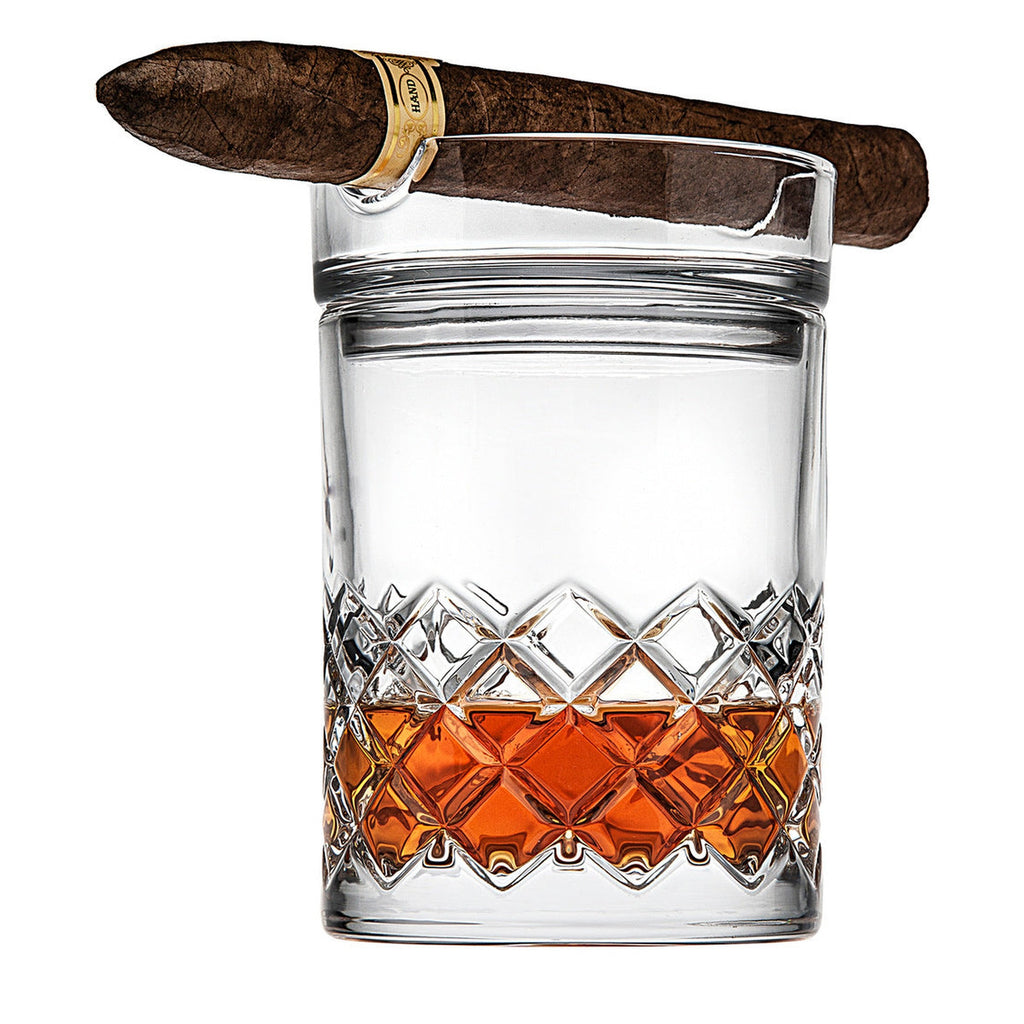 Hatch Cigar Double Old Fashion Glass Godinger All Barware, All Glassware, All Glassware & Barware, Cigar, Clear, DOF, DOF & Highball, Double Old Fashion