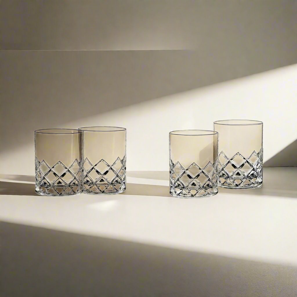 Hatch Shooters, Set of 6 Godinger All Glassware, All Glassware & Barware, Clear, Cut Crystal, Hatch, Shot Glasses