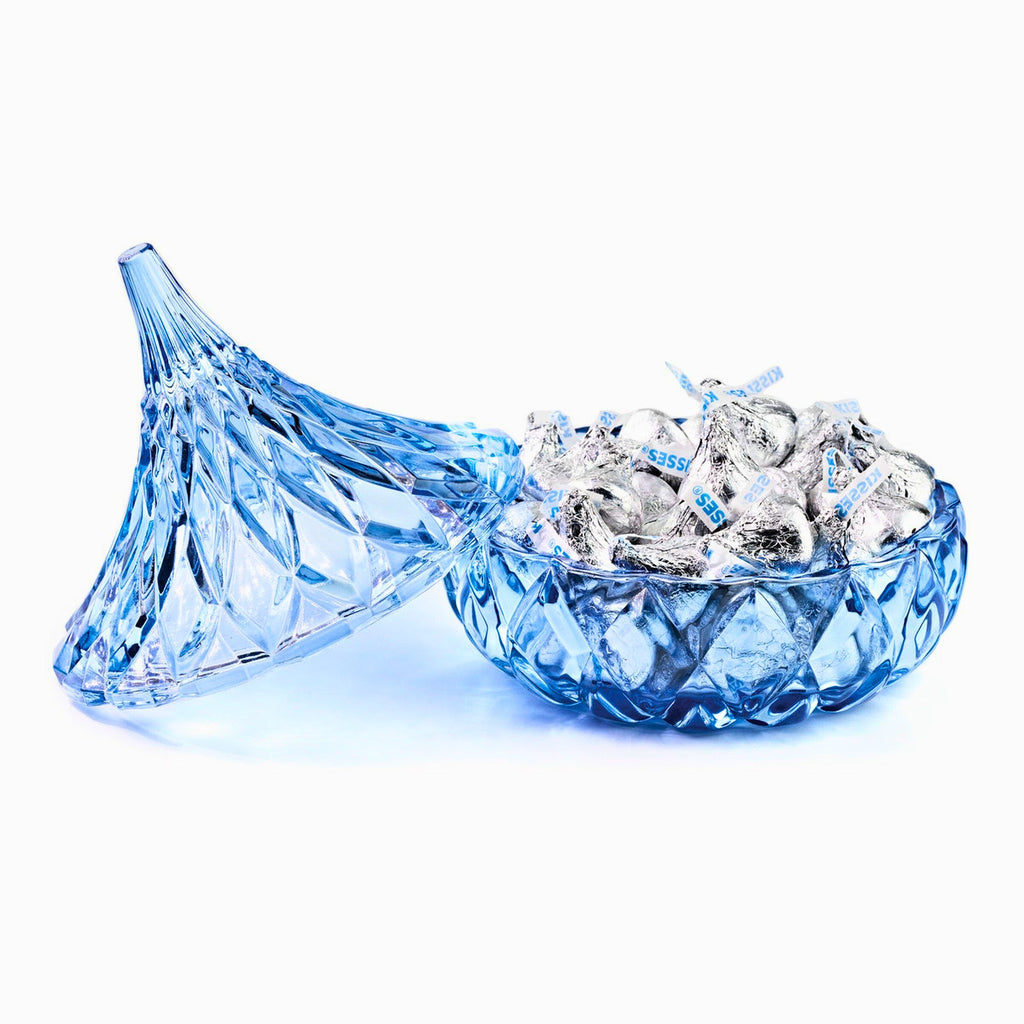 Hershey's Kisses Blue Box Godinger Blue, Cut Crystal, Hershey's, Hershey's Kiss, Kiss