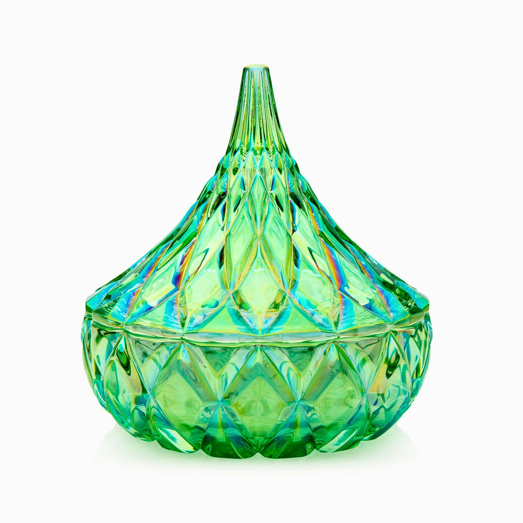 Hershey's Kisses Green Box Godinger Cut Crystal, Green, Hershey's, Hershey's Kiss, Kiss