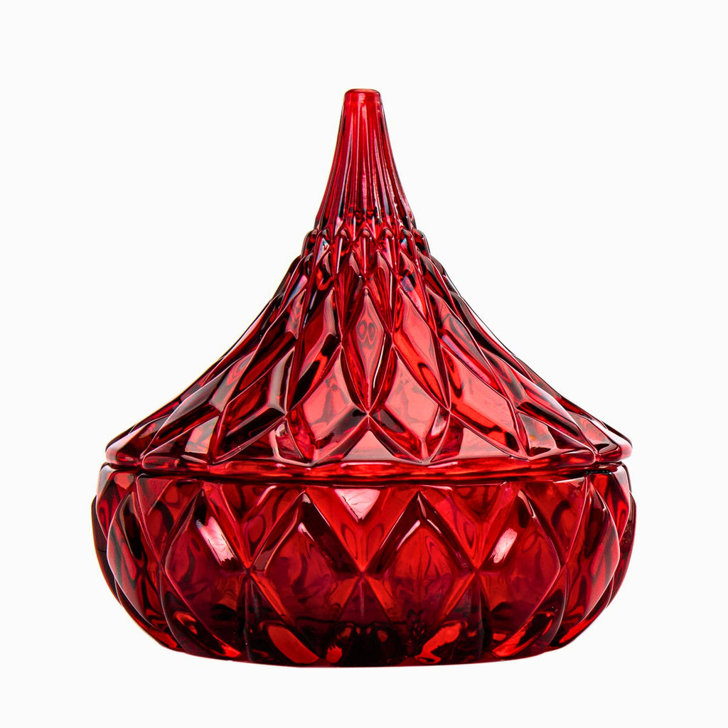 Hershey's Kisses Red Box Godinger Cut Crystal, Hershey's, Hershey's Kiss, Kiss, Red