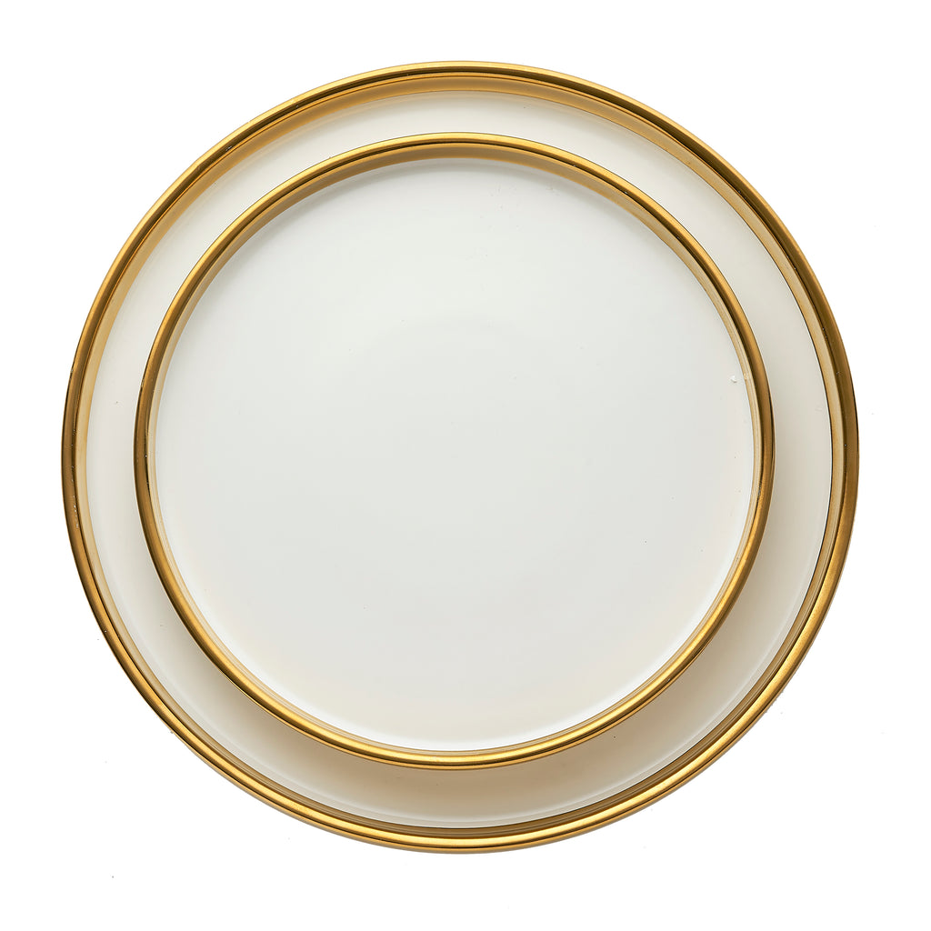 Hillcrest 12 Piece Gold Rim Dinnerware Set, Service For 4 Godinger 12 Piece Dinnerware Set, 12 Piece Set, All Dining, Dinner Set, Dinnerware, Dinnerware Set, Fine Dinnerware, Service For 4, Stoneware, Stoneware Dinnerware, White, White & Gold, White Dinnerware