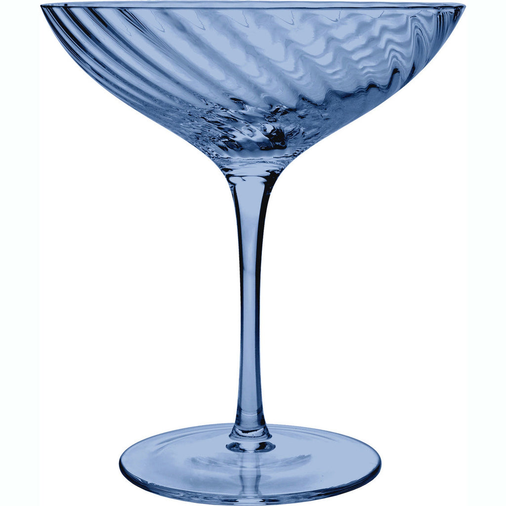Infinity Blue Coupe Godinger All Barware, All Glassware, All Glassware & Barware, Blue, Coupe, Infinity, Martini & Coupes