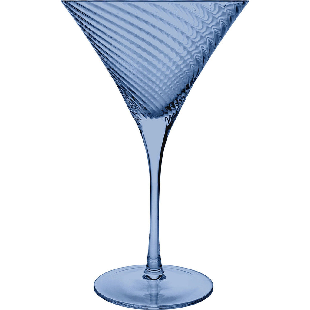 Infinity Blue Martini Godinger All Barware, All Glassware, All Glassware & Barware, Blue, Infinity, Martini, Martini & Coupes