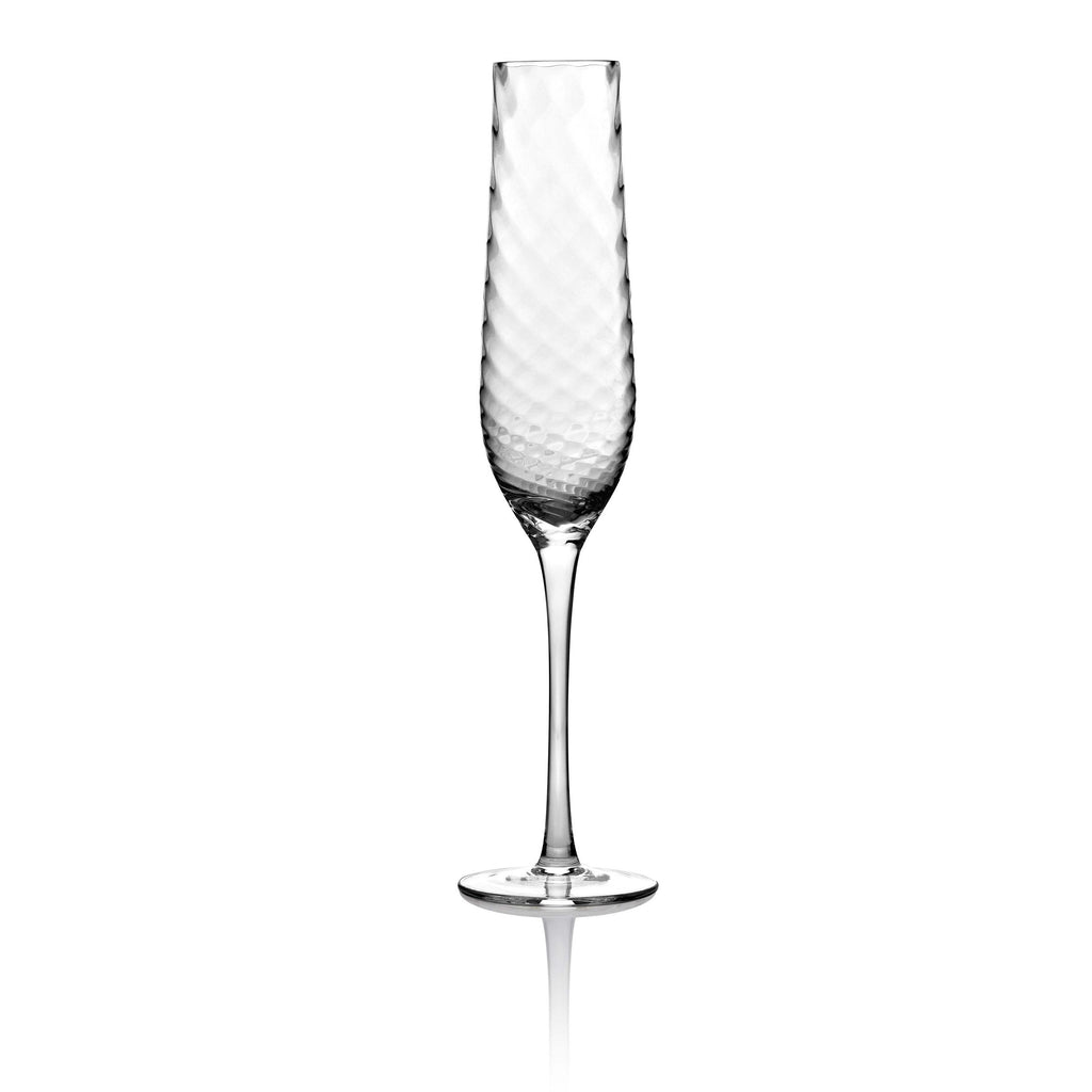 Infinity Champagne Flute, Set of 4 Godinger All Glassware, All Glassware & Barware, Clear, Infinity, Wine & Champagne