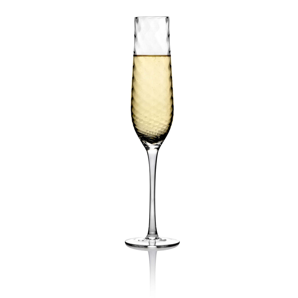 Infinity Champagne Flute, Set of 4 Godinger All Glassware, All Glassware & Barware, Clear, Infinity, Wine & Champagne