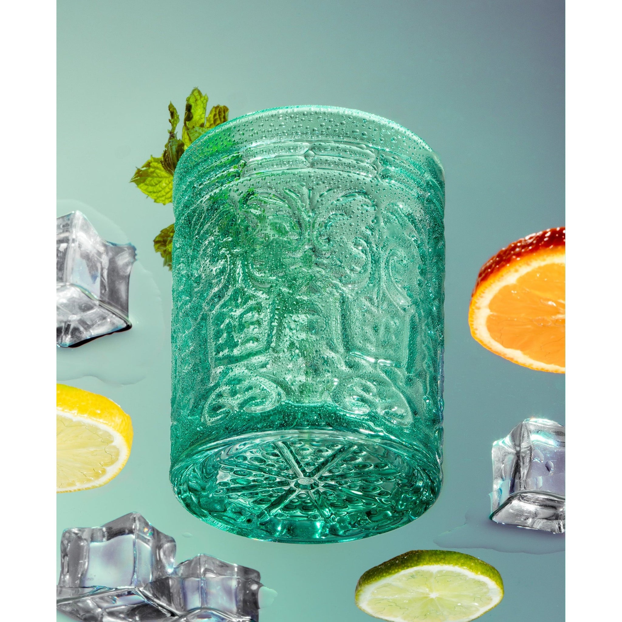 Jax Seafoam Double Old Fashion, Set of 4 – Godinger