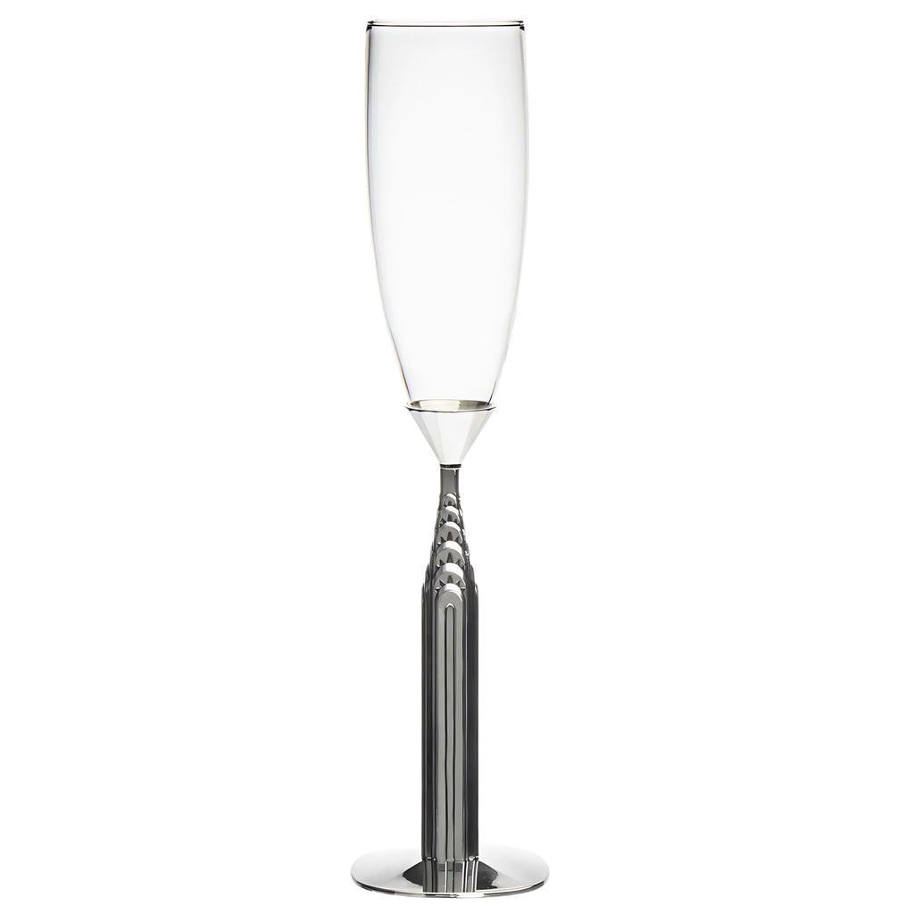 Landmark Chrysler Flute Godinger All Glassware, All Glassware & Barware, Chrysler Building, Flute, Glassware & Barware, Landmark, New York, NY, Wine & Champagne