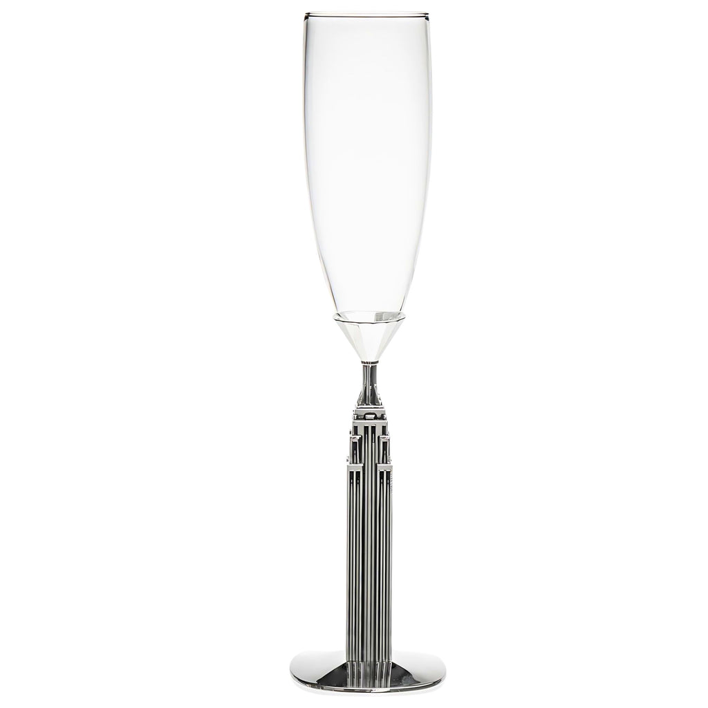 Landmark Empire State Flute Godinger All Glassware, All Glassware & Barware, Empire State Building, Flute, Glassware & Barware, Landmark, New York, NY, Wine & Champagne