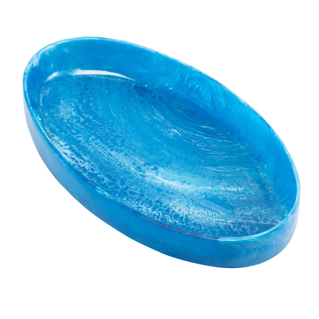 Lucente Blue Resin Oval Serving Bowl Godinger All Kitchen, Blue, Blue Lucente Resin, Blue Resin, Blue Resin Bowl, Bowls, Kitchen, Lucente, Lucente Resin, Oval Serving Bowl, Pink Resin Oval Serving Bowl, Resin, Resin Bowl, Serving Bowl, Serving Bowls