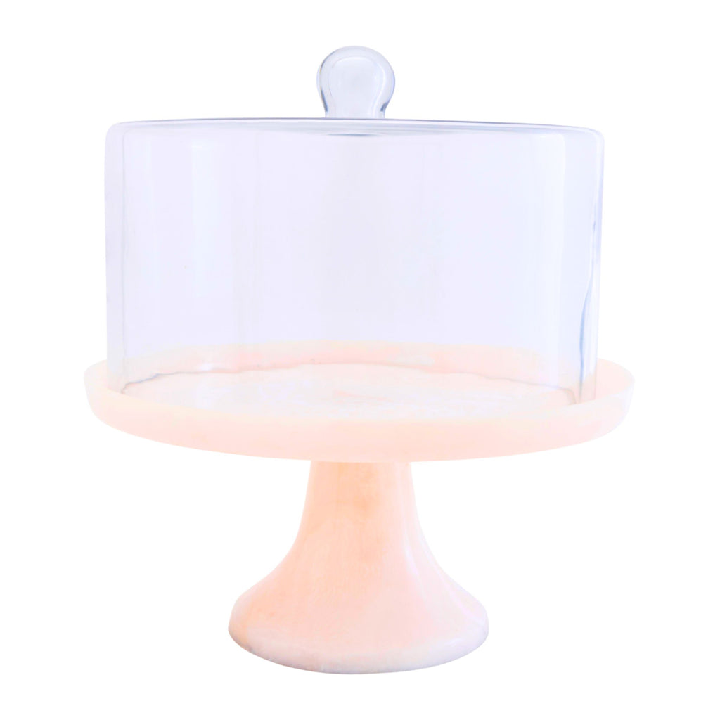 Lucente Pink Resin Cake Stand & Dome Godinger All Kitchen, Cake Dome, Cake Stand, Cake Stands, Kitchen, Lucente Resin, Pink, Pink Lucente Resin, Pink Resin, Pink Resin Cake Stand, Resin, Resin Cake Stand, Specialty, Specialty Serving