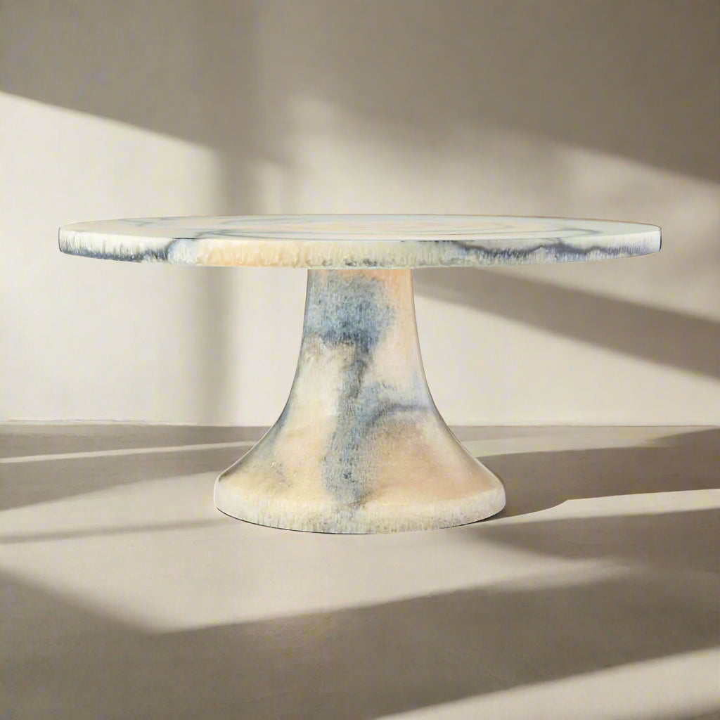 Lucente Resin Matte Limestone Cake Stand Godinger Cake, Cake Stand, Cake Stands, Limestone Resin Cake Stand, Lucente Matte Resin, Lucente Resin, Lucente Resin Limestone, Lucente Resin Limestone Cake Stand, Matte Resin, Resin, Resin Cake Stand, Specialty, Specialty Serving