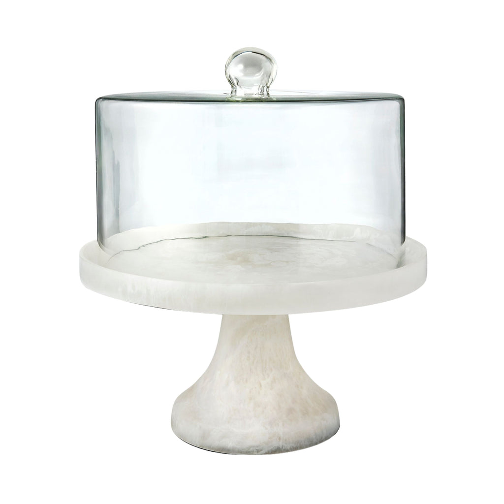 Lucente Resin Matte White Cake Dome Godinger All Kitchen, Kitchen, Lucente, Lucente Resin, Resin Cake Stand, Specialty, Specialty Serving, White, White Lucente Resin, White Resin, White Resin Cake, White Resin Cake Dome