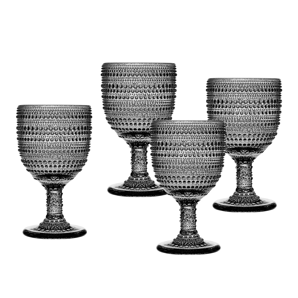 Lumina Smoke Goblet, Set of 4 Godinger All Barware, All Glassware, All Glassware & Barware, Brooklyn Steel Co, Fortessa Jupiter, Glassware, Glassware & Barware, Glaver's Hobnail, Goblet, Grey, Grey Goblet, Hobnail Goblet, Home Essentials Halo, Lumina, Lumina Goblet, Lumina Grey, Lumina Smoke, Smoke Goblet, Wine & Champagne