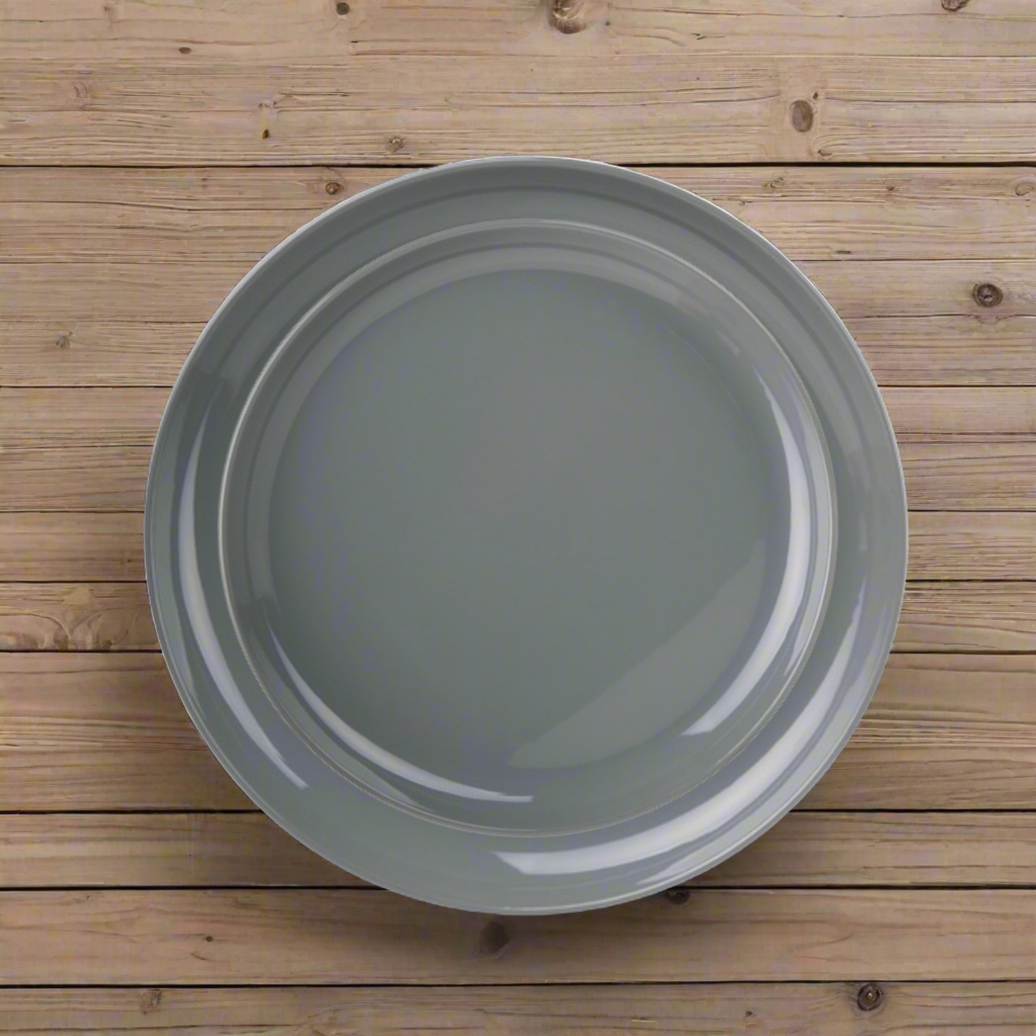 Marbella Grey Stacking Melamine Dinner Plate, Set of 4 – Godinger