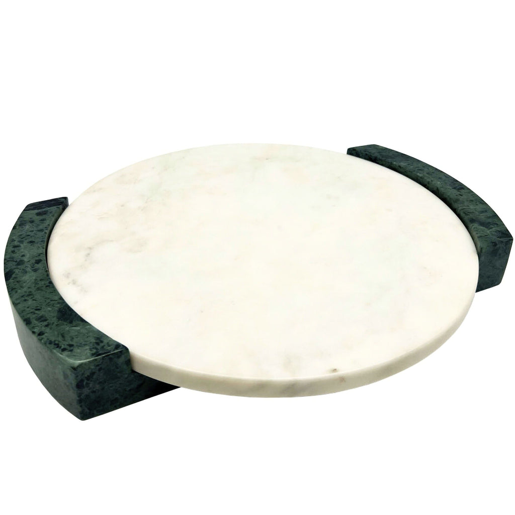 Marble Reversible Seder Plate Godinger All Judaica, Green, Green Marble, Judaica, Marble, Passover, Seder, Seder Plate, Seder Plates, White, White Marble