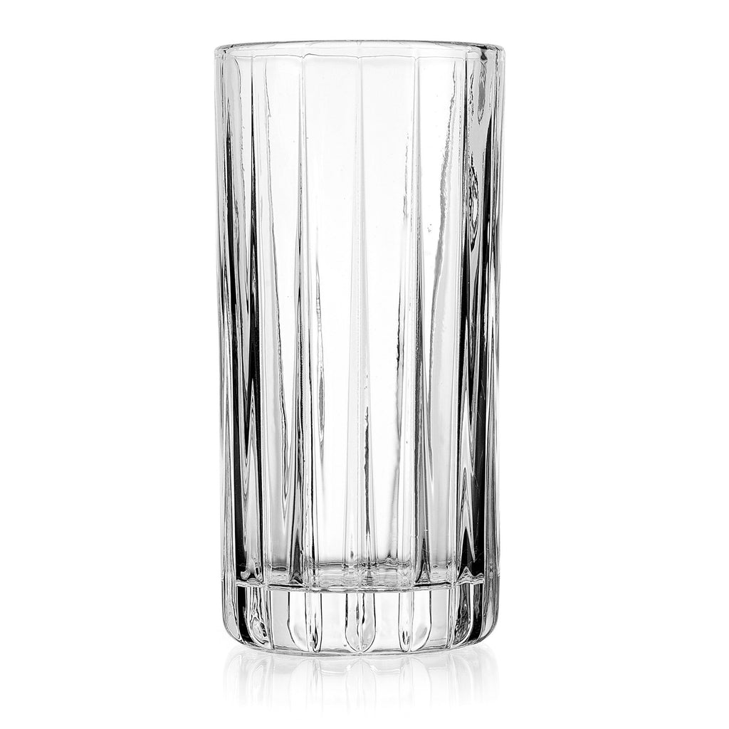 Parallels Highball, Set of 6 Godinger All Glassware, All Glassware & Barware, Clear, Cut Crystal, DOF & Highball, Highball, Parallels