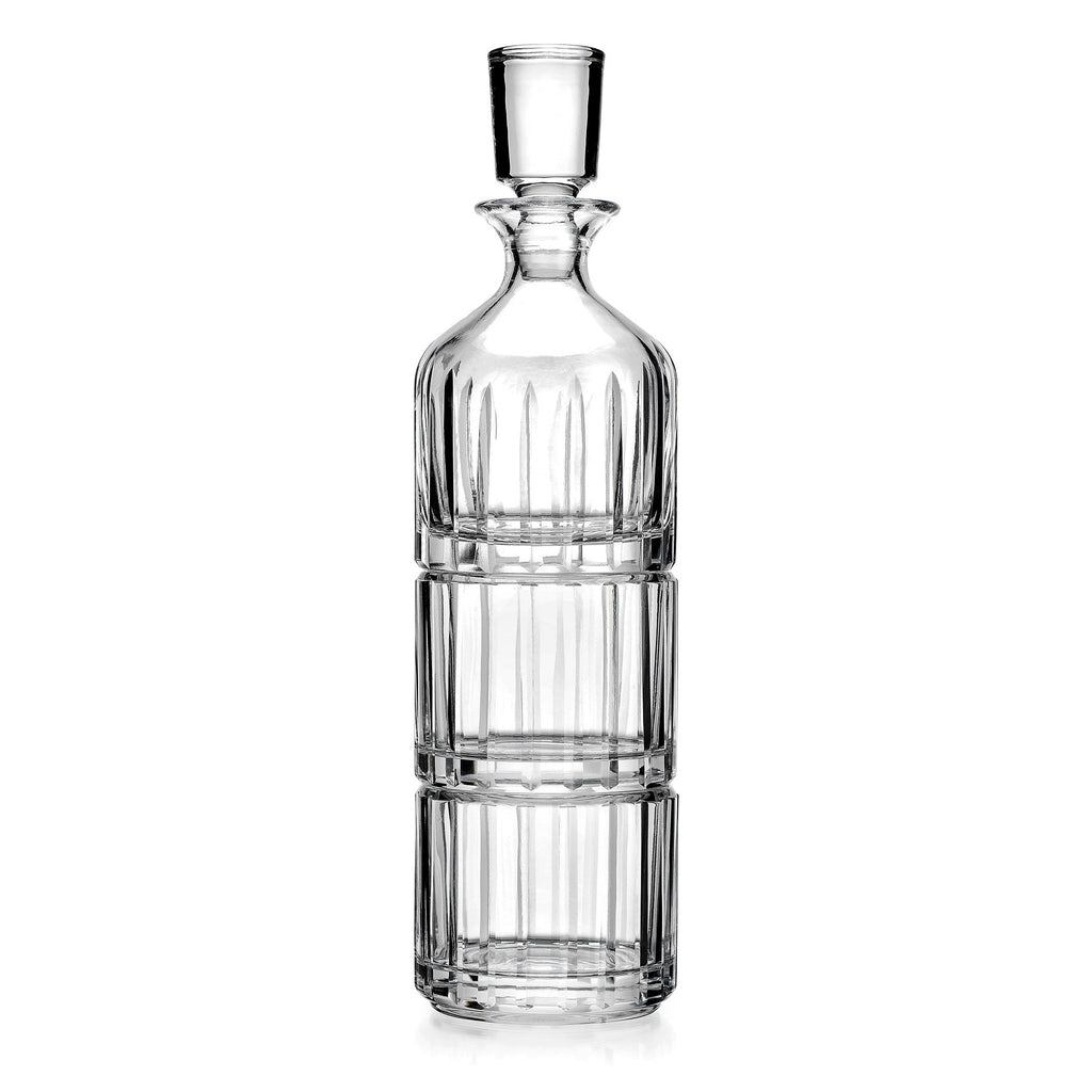 Parallels Stacking Decanter Godinger All Glassware, All Glassware & Barware, Clear, Decanter, Decanter & Decanter Sets, Stacking Decanter