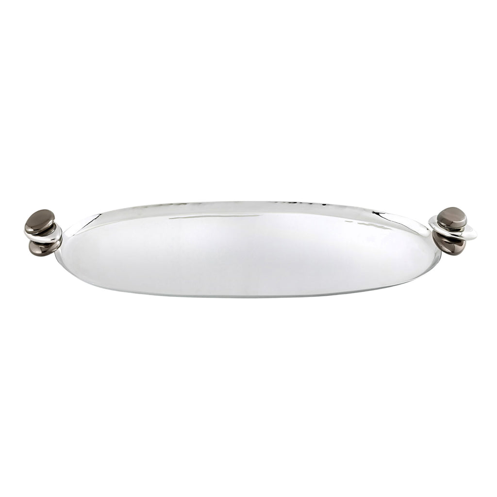 Pebble Gunmetal Oval Serving Tray Godinger All Kitchen, Gunmetal, Kitchen, Oval Serving Tray, Pebble, Pebble Gunmetal, Pebble Gunmetal Oval Serving Tray, Pebble Serving Tray, Serving Trays, Stainless, Stainless Steel