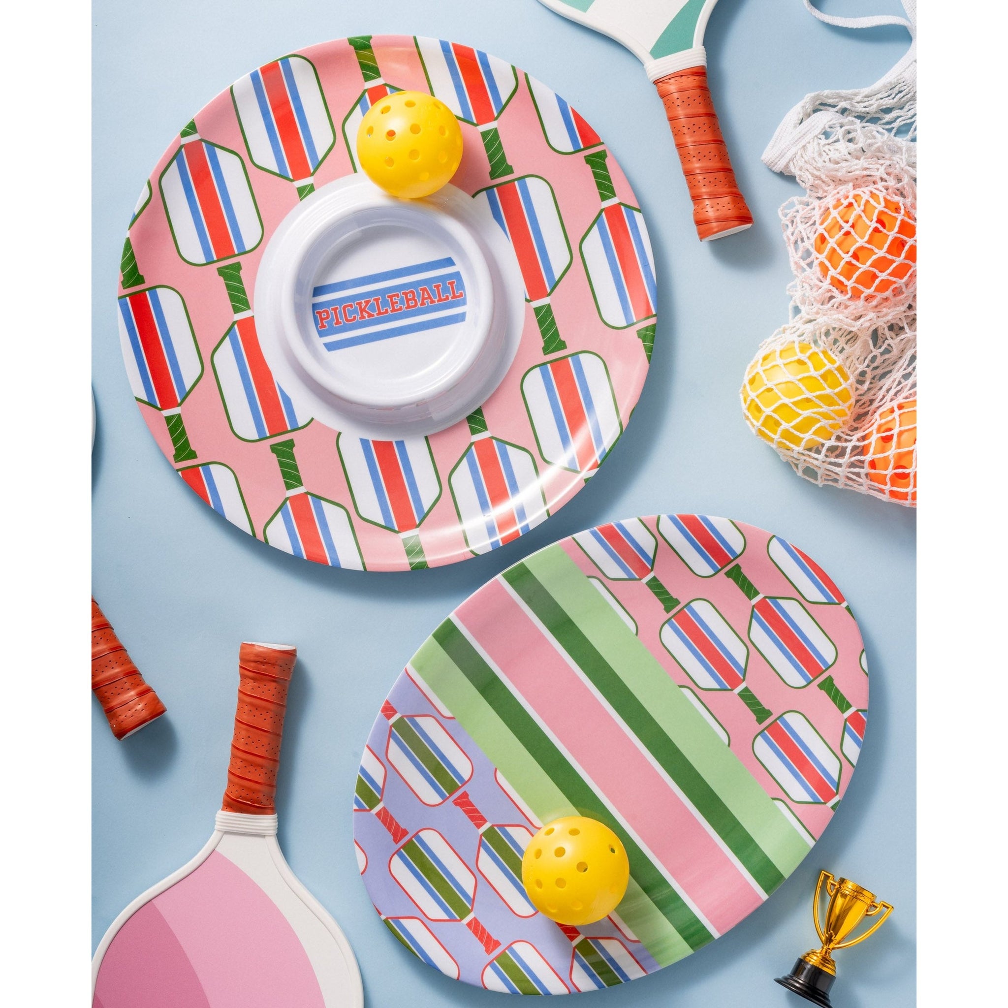 Pickle Ball Melamine Oval Platter – Godinger