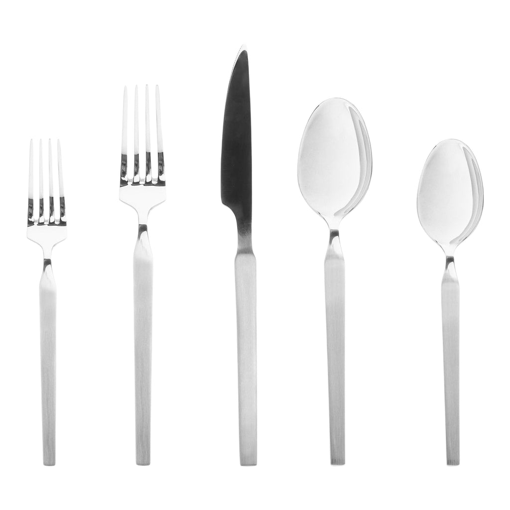 Podium Satin 18/10 Stainless Steel 20 Piece Flatware Set, Service For 4 Godinger 18/10 Stainless Steel, 18/10 Stainless Steel Flatware, 20 Piece Set, All Flatware & Serveware, Flatware Set, Flatware Sets, Podium, Service For 4, Stainless Steel, Tableware