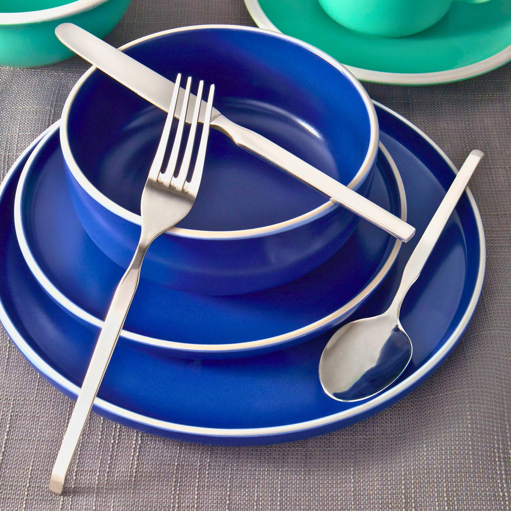 Ramp Satin 18/0 Stainless Steel 20 Piece Flatware Set, Service For 4 Godinger 18/0 Stainless Steel, 18/0 Stainless Steel Flatware, 20 Piece Set, All Flatware & Serveware, Flatware Set, Flatware Sets, Satin, Service For 4, Stainless Steel, Tableware