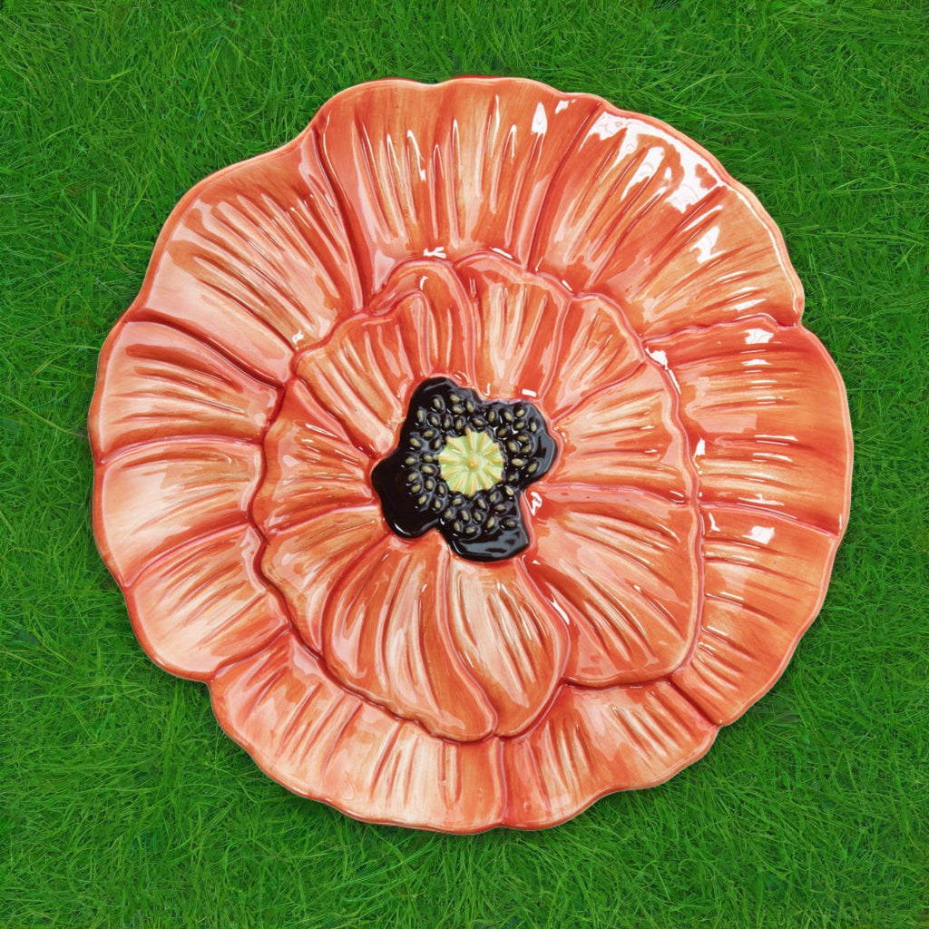 Appetizer Plates Pfaltzgraff Painted Poppies Pfaltzgraff