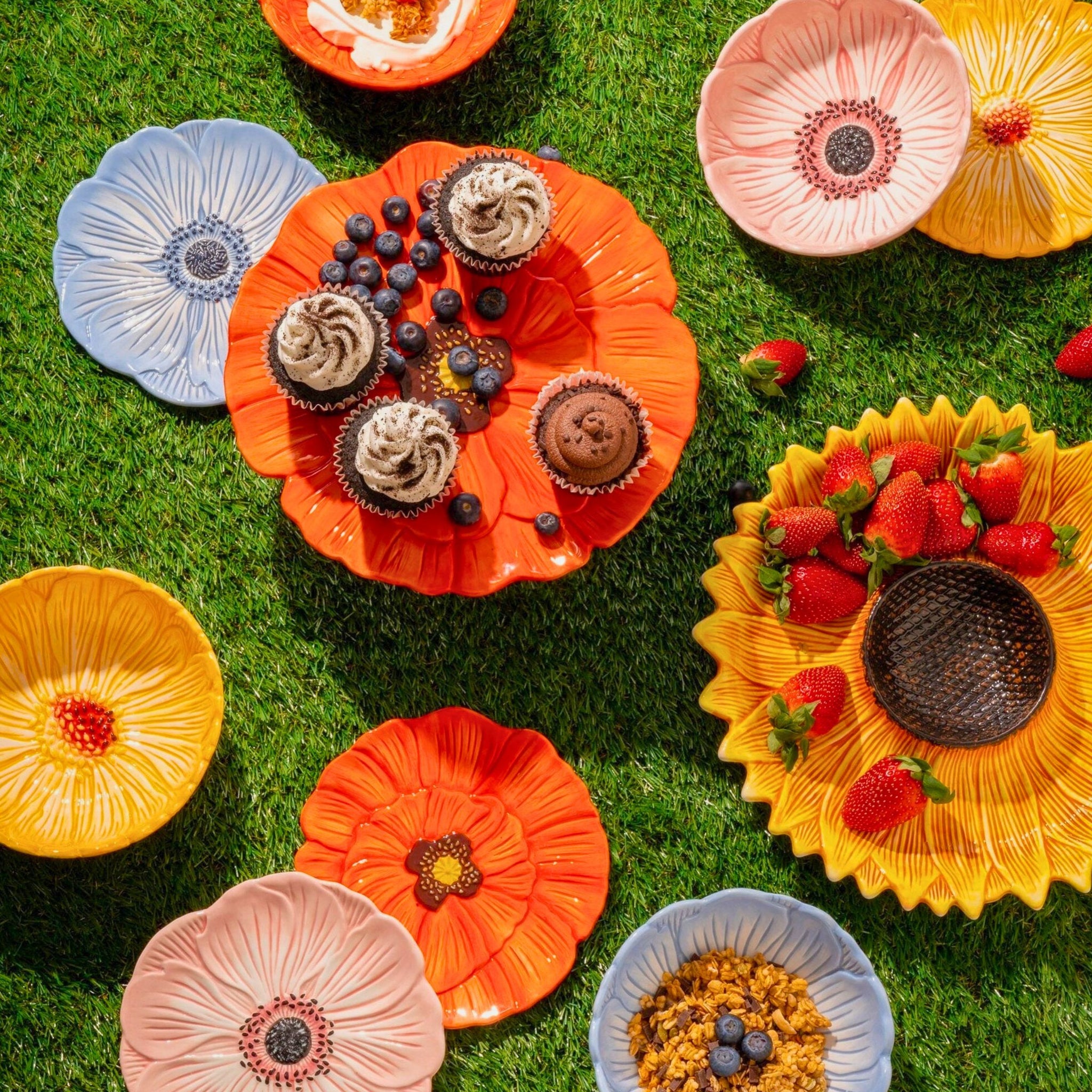 Red Poppy Flower Cereal Bowl – Godinger