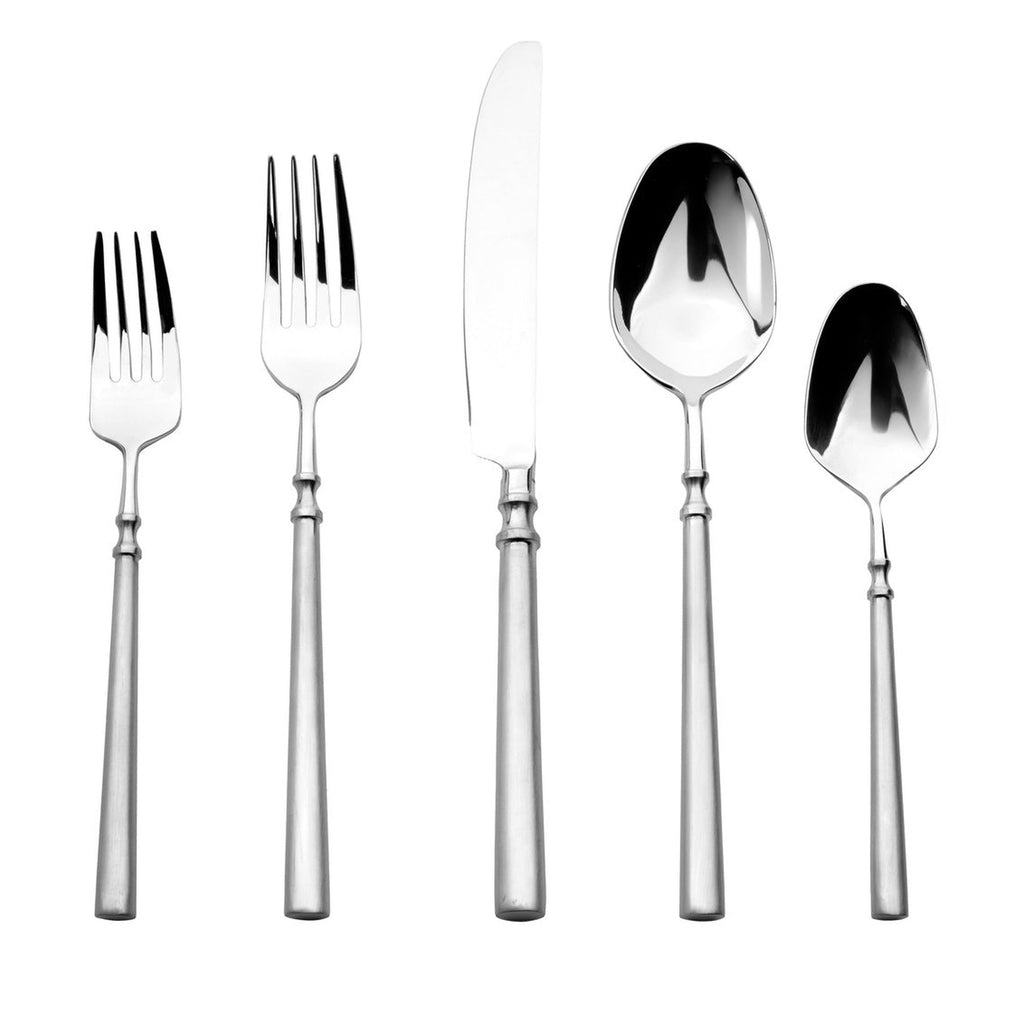 Regal Matte Handle 18/10 Stainless Steel 20 Piece Flatware Set, Service For 4 Godinger 18/0 Stainless Steel, 18/0 Stainless Steel Flatware, 20 Piece Set, All Flatware & Serveware, Flatware Sets, Regal, Service For 4, Stainless Steel, Tableware