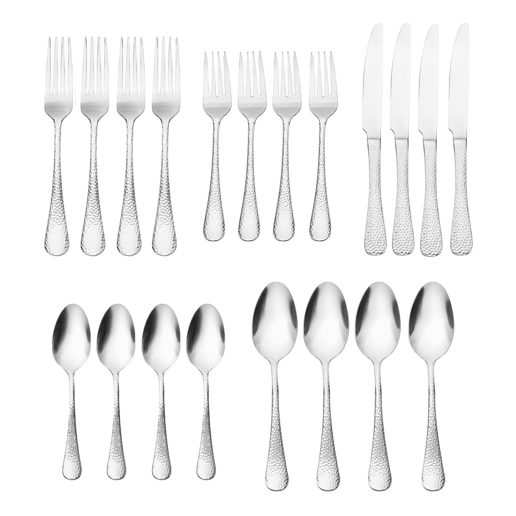 Salem 18/0 Stainless Steel 20 Piece Flatware Set, Service For 4 Godinger All Flatware & Serveware, Flatware Sets