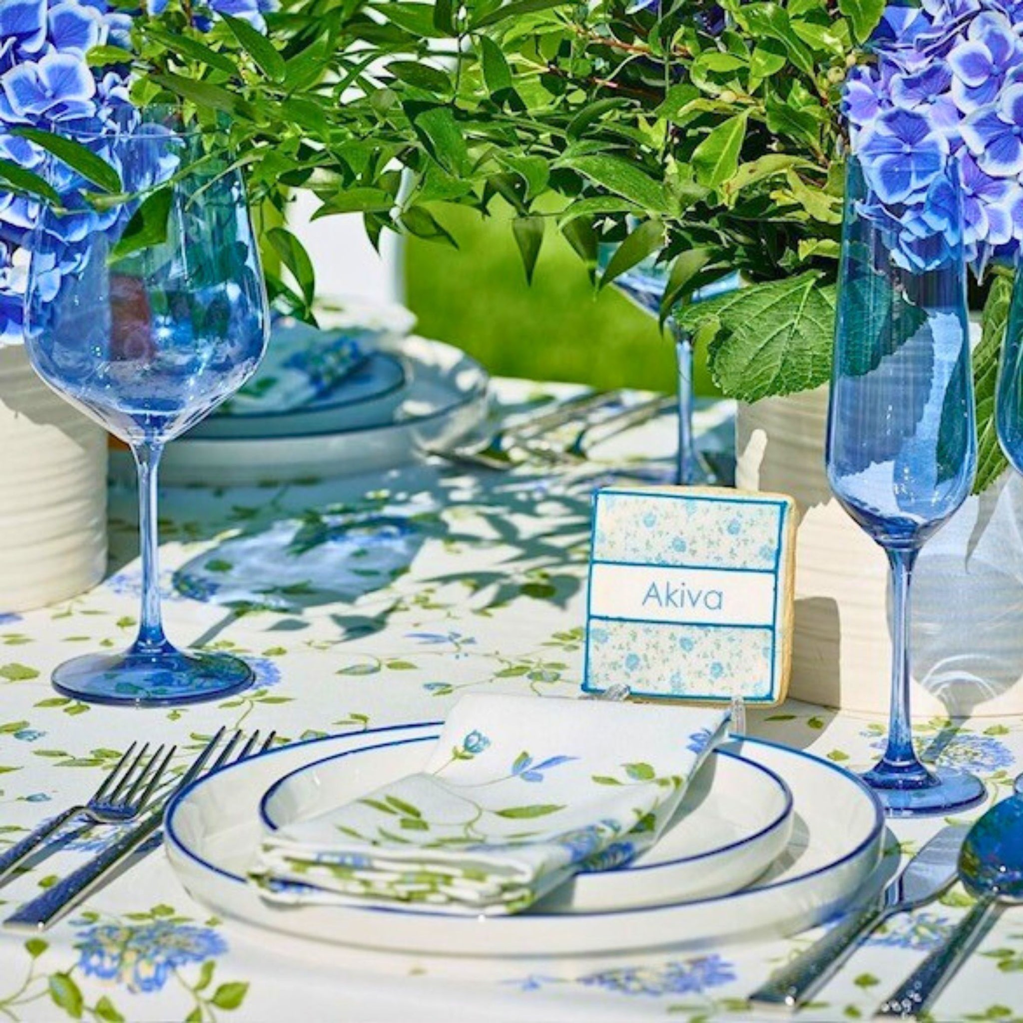 Sheer Blue Flute, Set of 4 – Godinger