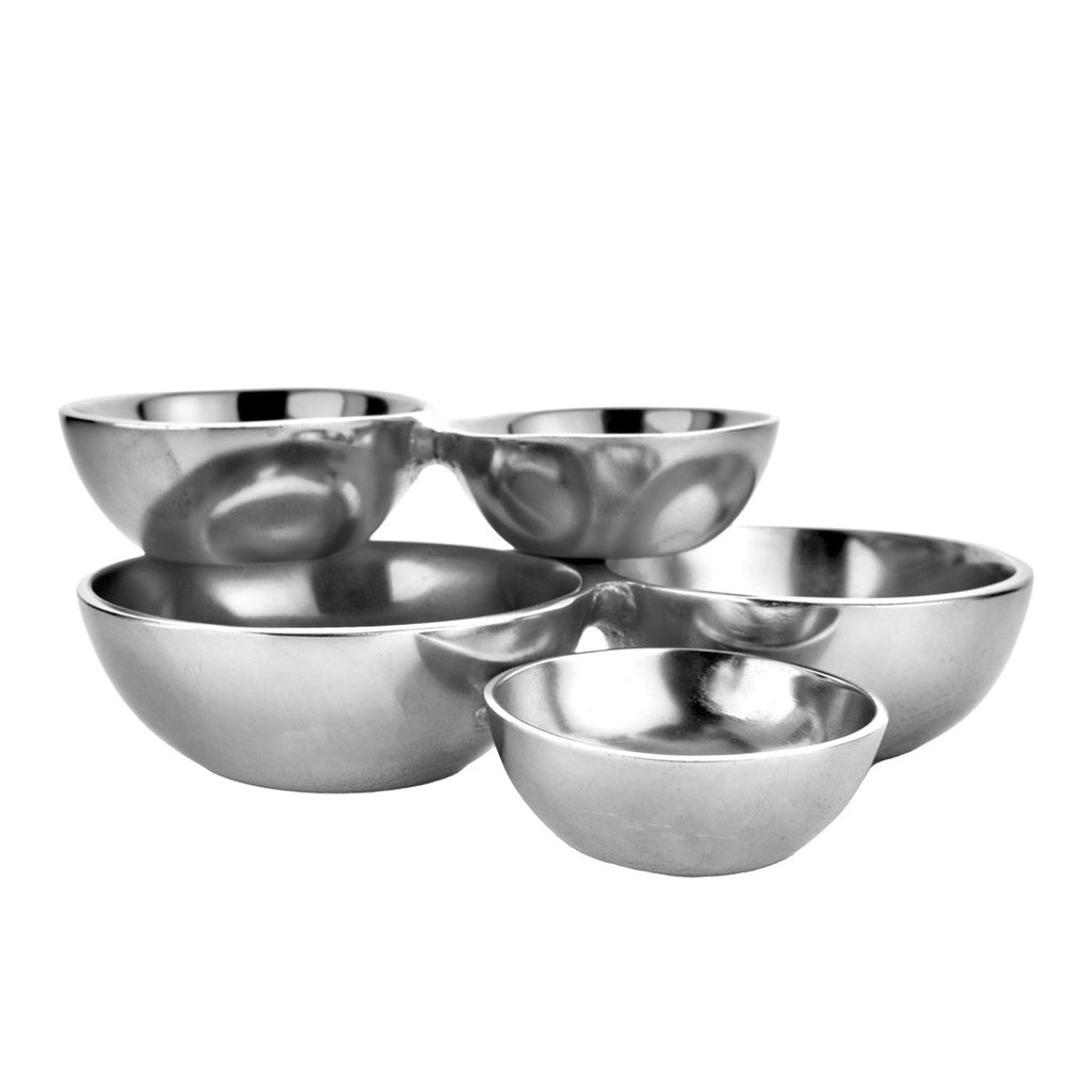 Small Cluster Bowl in Stainless Godinger All Kitchen, Nut Bowl, Serveware, Serving, Serving Bowls, Stainless, Stainless Steel