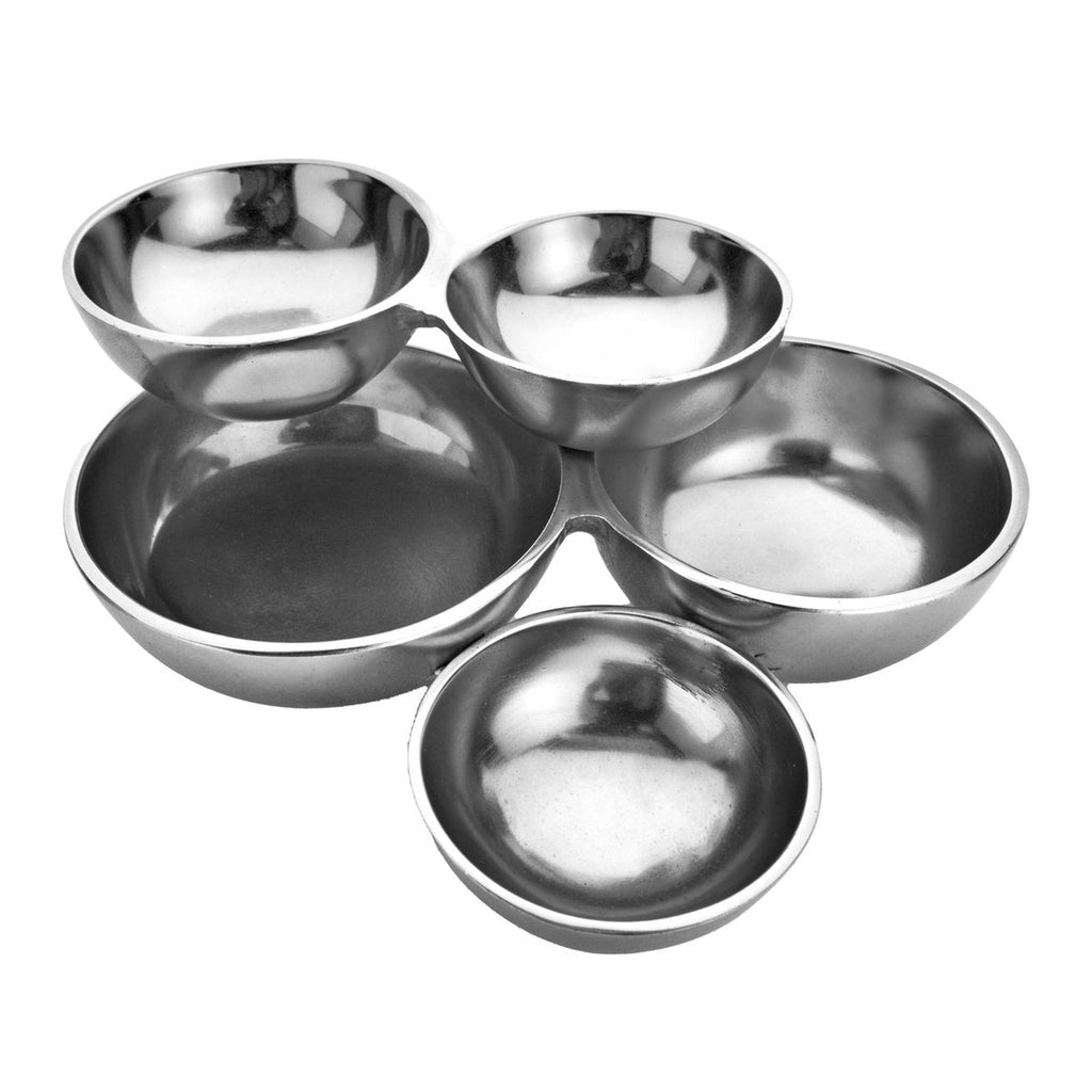 Small Cluster Bowl in Stainless Godinger All Kitchen, Nut Bowl, Serveware, Serving, Serving Bowls, Stainless, Stainless Steel