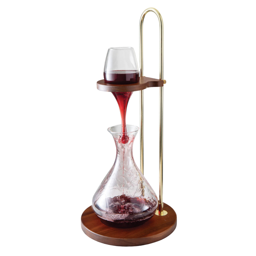 Somm's Embrace Aerator & Carafe Station Godinger Aerator, All Barware, All Glassware, All Glassware & Barware, Barware, Carafe, Clear, Decanter, Decanter & Decanter Sets, Decanter Sets, Glassware, Glassware & Barware, Wine Carafe, Wine Decanter