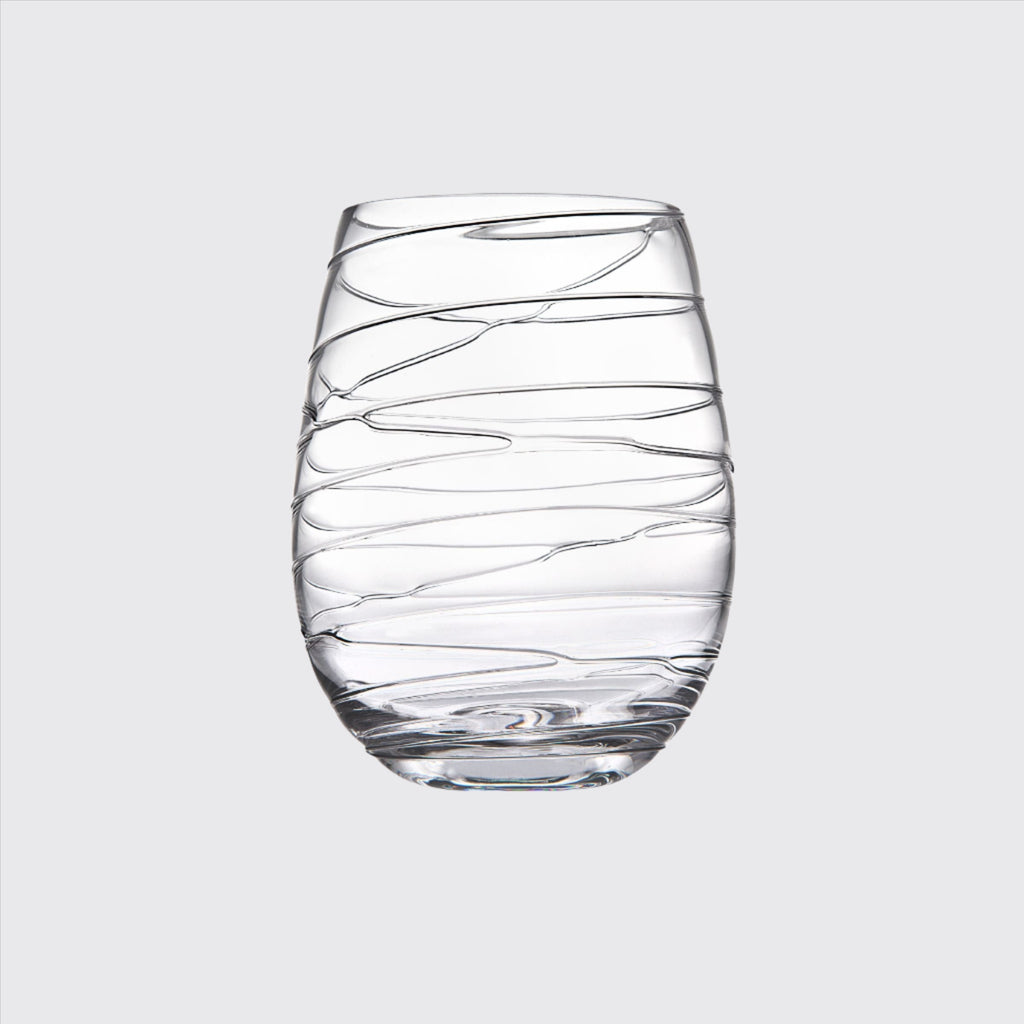 Swirl Stemless Wine Glass Godinger Stemless Wine, Swirl, Swirl Clear, Wine