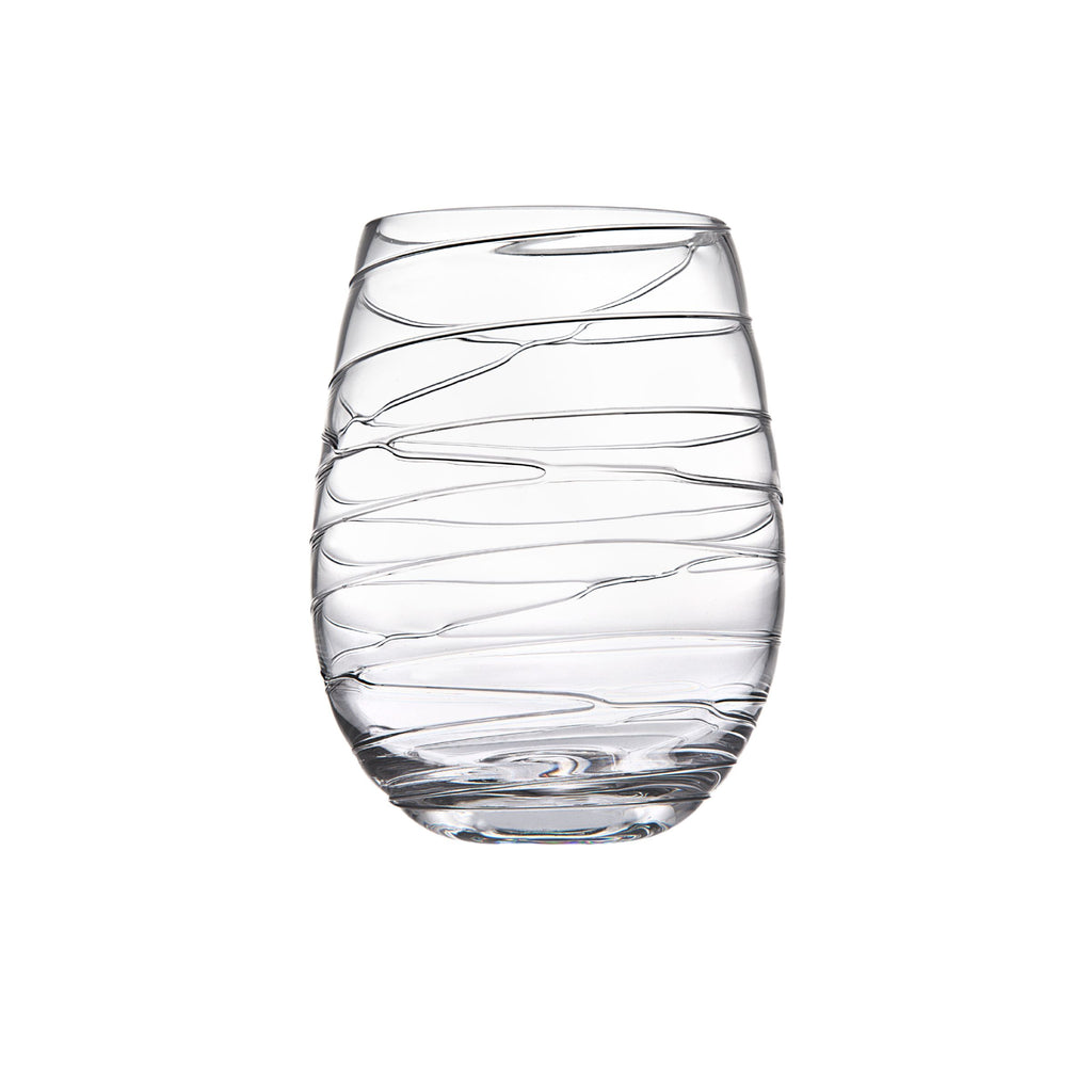 Swirl Stemless Wine Glass Godinger Stemless Wine, Swirl, Swirl Clear, Wine