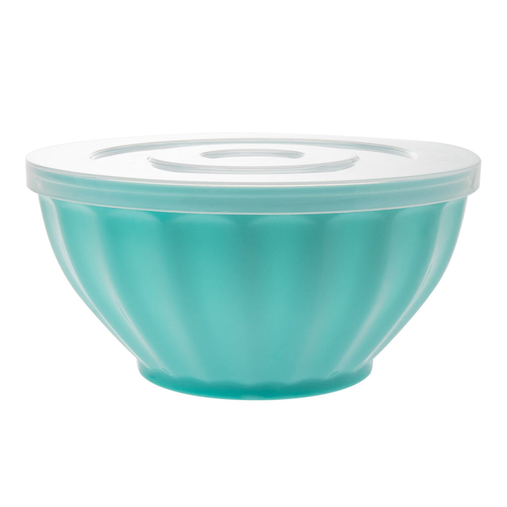 Teal Fluted 3 Piece Storage Bowl Set Godinger All Kitchen, Blue, Kitchen Storage, Storage, Storage Bowl, Storage Bowls, Teal