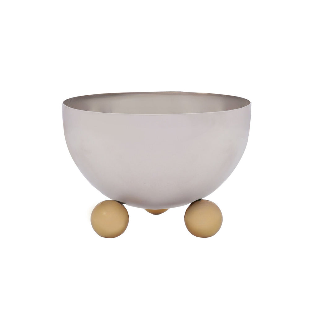 Temari Footed Nut Bowl Godinger All Kitchen, Footed, Gold, Kitchen, Nut Bowl, Serving, Serving Bowls, Stainless, Stainless Steel, Temari