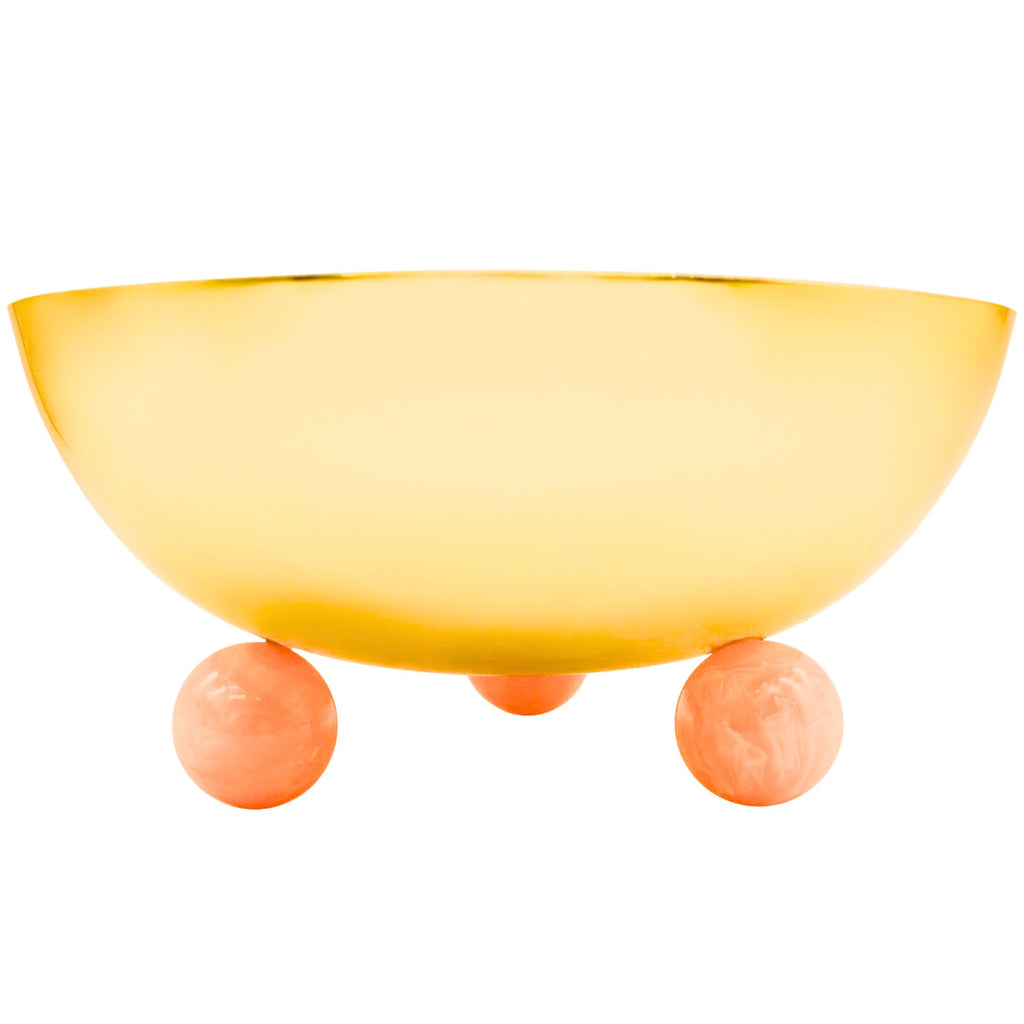 Temari Pink & Gold Footed Fruit Bowl Godinger All Kitchen, Footed, Fruit Bowl, Gold, Kitchen, Pink, Pink & Gold, Serving, Serving Bowls, Stainless, Stainless Steel, Temari