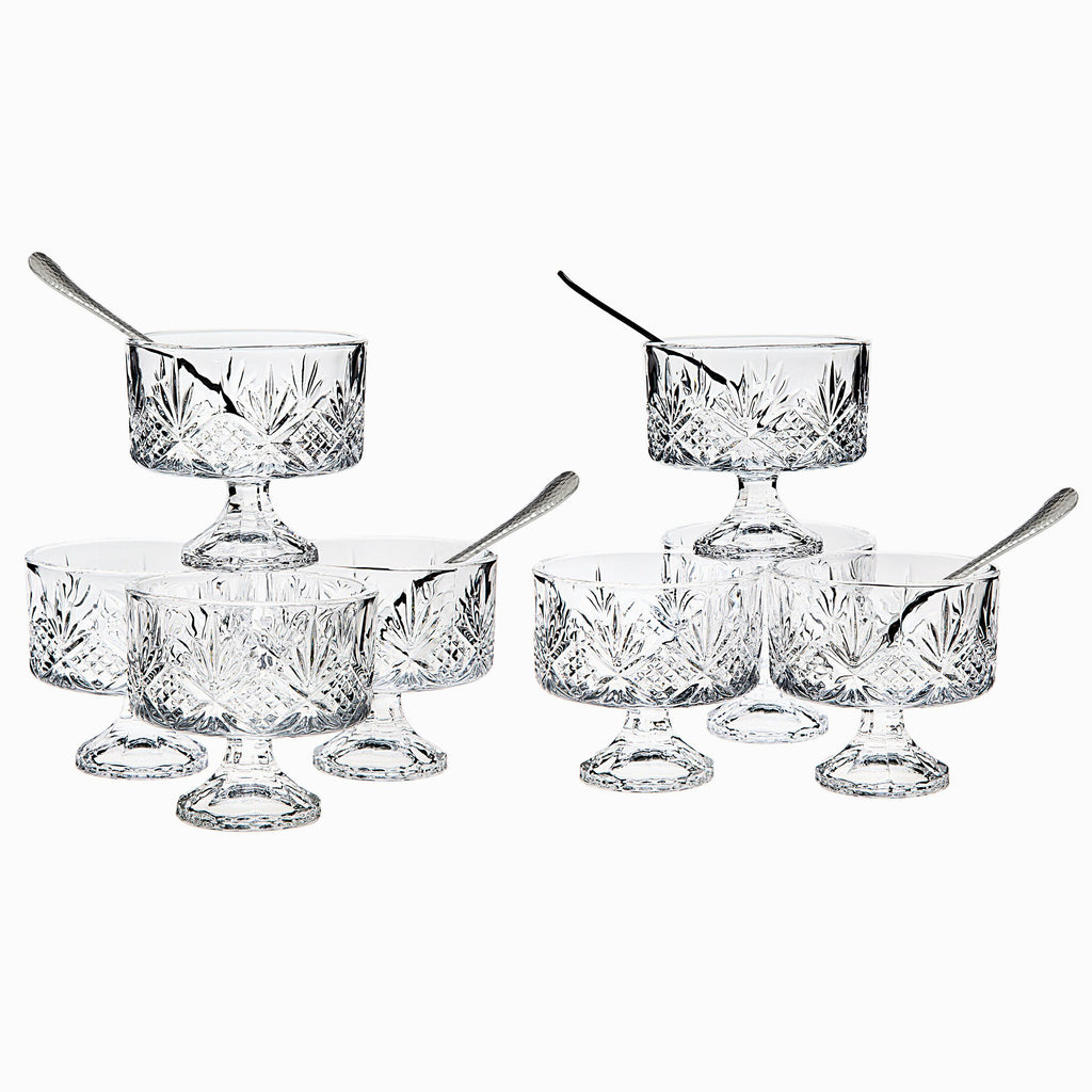 Dublin Crystal Tasters Trifle 16 Piece Set Godinger 16 Piece Set, All Dining, Bowls, Dublin, Dublin Crystal, Highball Set