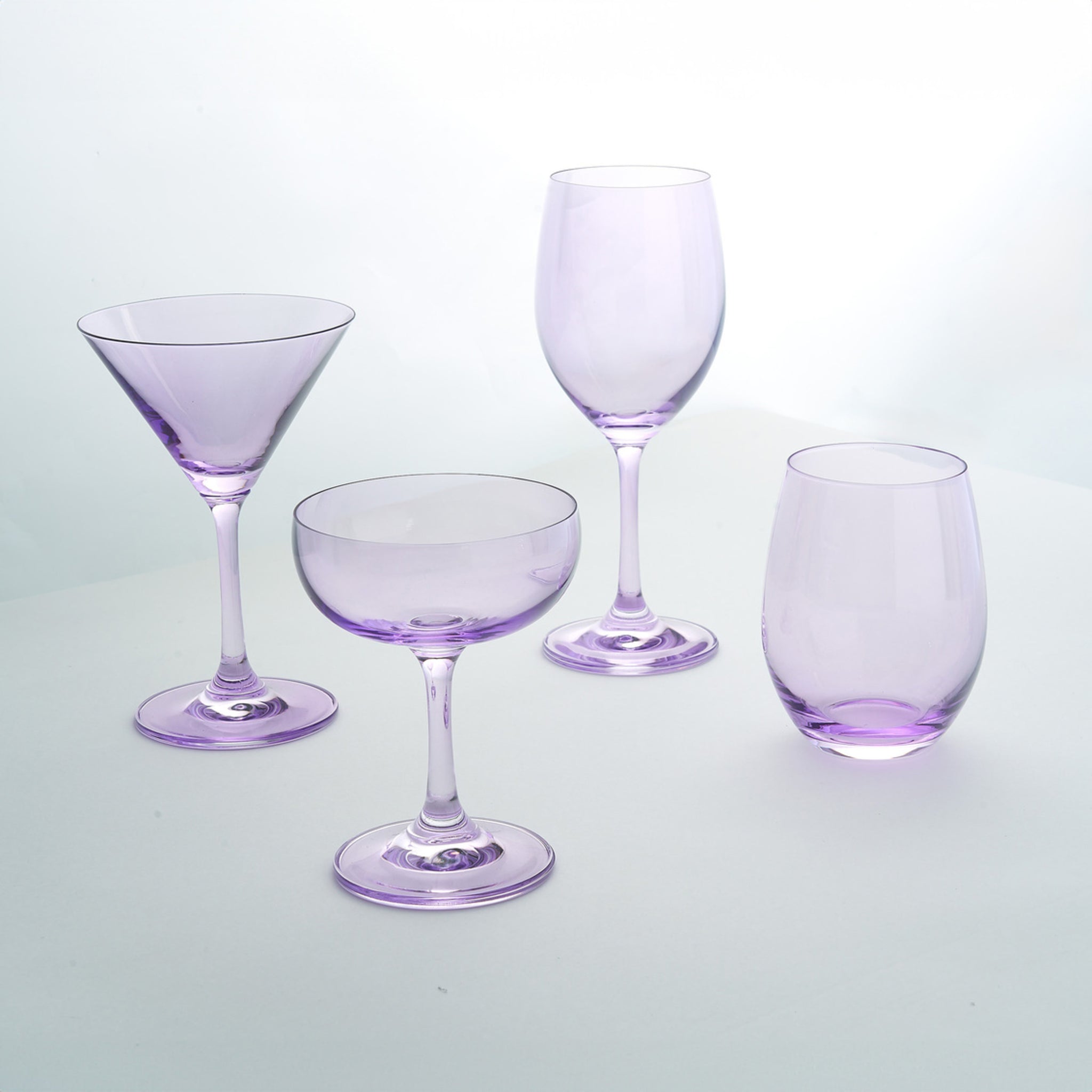 Veneto Amethyst White Wine Glass, Set of 4 – Godinger