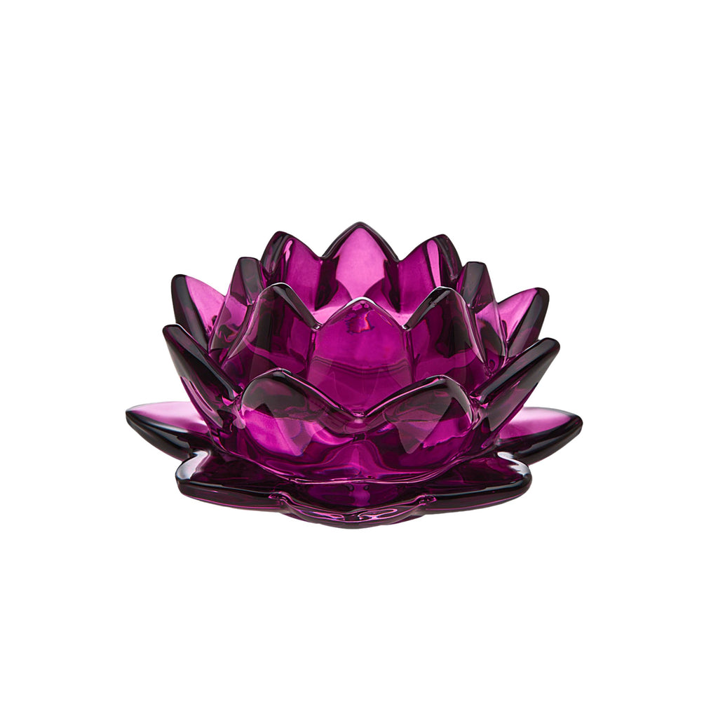 Violet Water Lily Votive Holder Godinger All Decor, Candles & Candleholders, Decor, Purple, Votive, Votive Candle Holder, Votive Holder