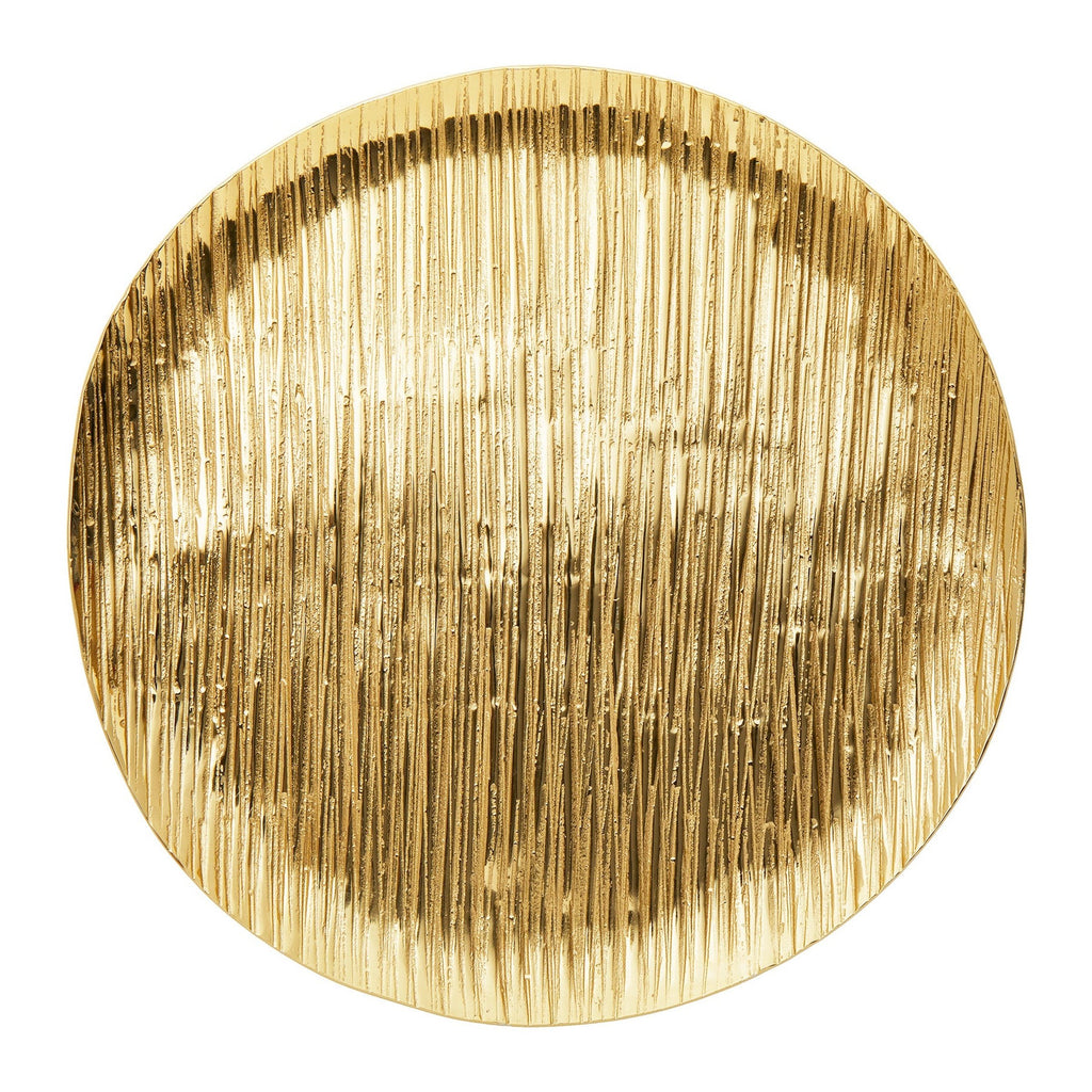 Wadi Gold Textured Round Tray Godinger All Decor, Decor, Decorative Tray, Decorative Trays, Gold, Textured, Tray, Wadi, Wadi Tray