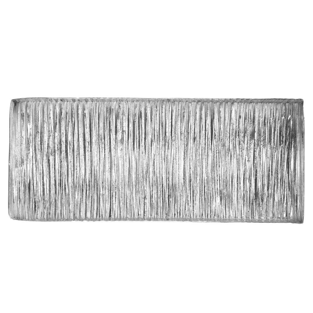 Wadi Silver Textured Rectangle Tray Godinger All Decor, Decor, Decorative Tray, Decorative Trays, Silver, Textured, Tray, Trays, Wadi, Wadi Tray