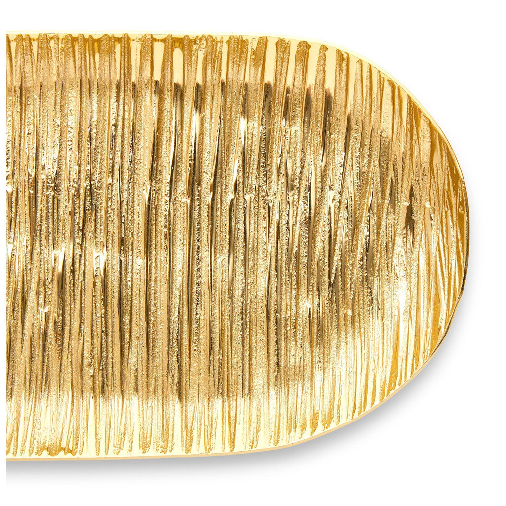 Wadi Textured Oval Tray Godinger All Decor, Decor, Decorative Tray, Decorative Trays, Gold, Tray