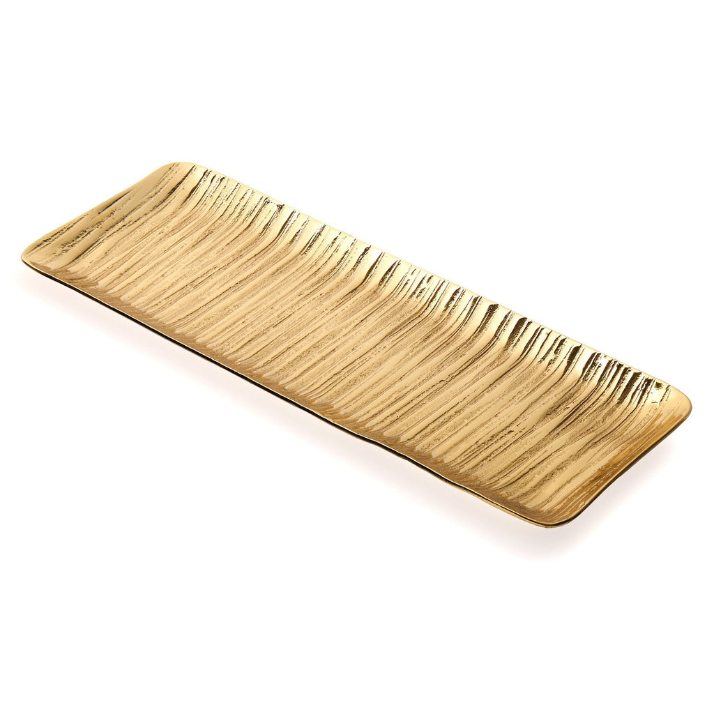 Wadi Textured Rectangle Tray Godinger All Decor, Decor, Decorative Tray, Decorative Trays, Gold, Tray