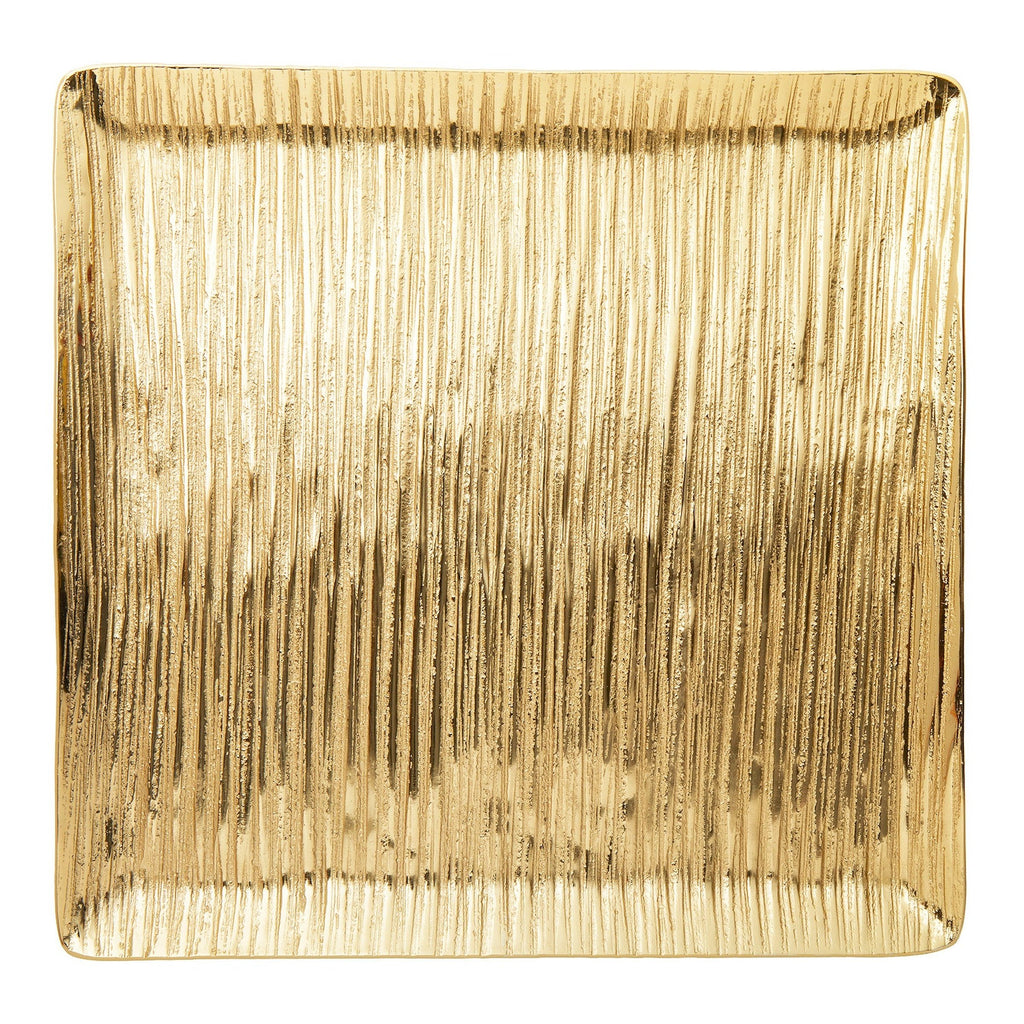 Wadi Textured Square Tray Godinger All Decor, Decor, Decorative Tray, Decorative Trays, Gold, Tray