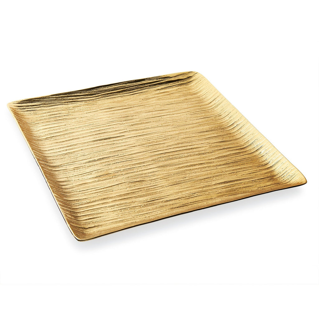 Wadi Textured Square Tray Godinger All Decor, Decor, Decorative Tray, Decorative Trays, Gold, Tray