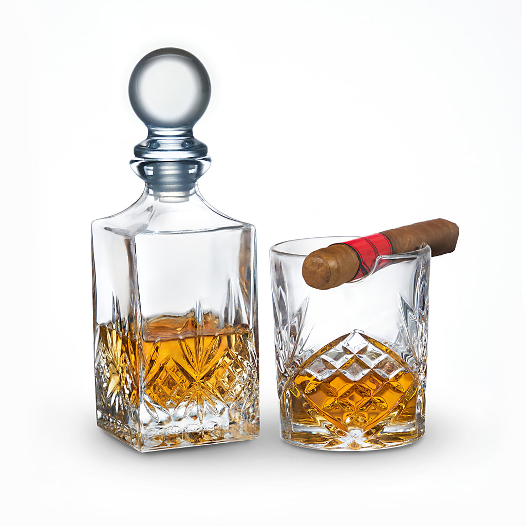 Whiskey & Rye Dublin Decant & Delight Godinger All Barware, All Glassware, All Glassware & Barware, Cigar, Cigar Glass, DOF, DOF & Highball, Dublin, Dublin Crystal, Dublin Glassware, Whiskey & Rye, Whiskey Decanter, Whiskey Glass